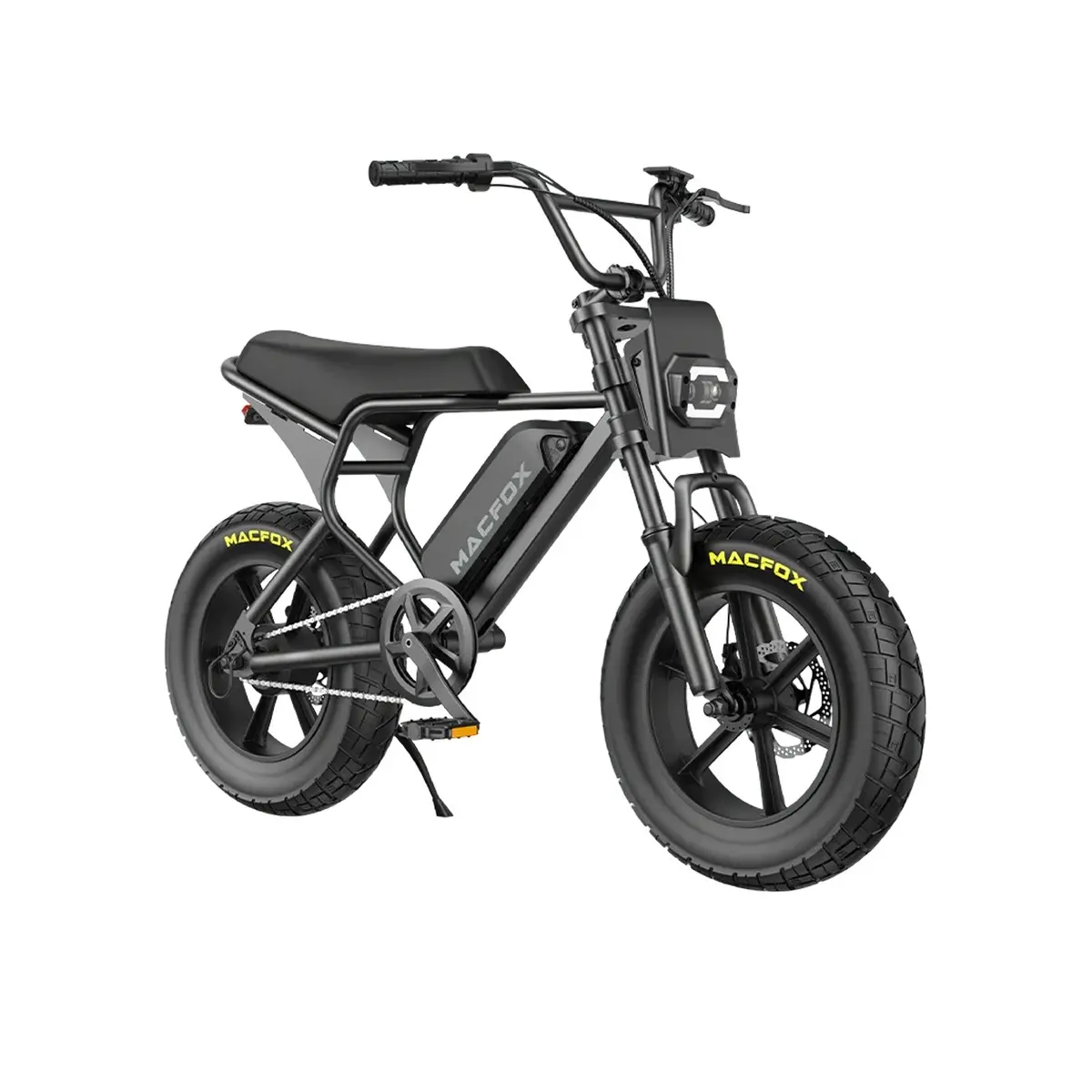 Macfox M16 Riders  4' 2" - 5', 500W 48V, Matte Black 1