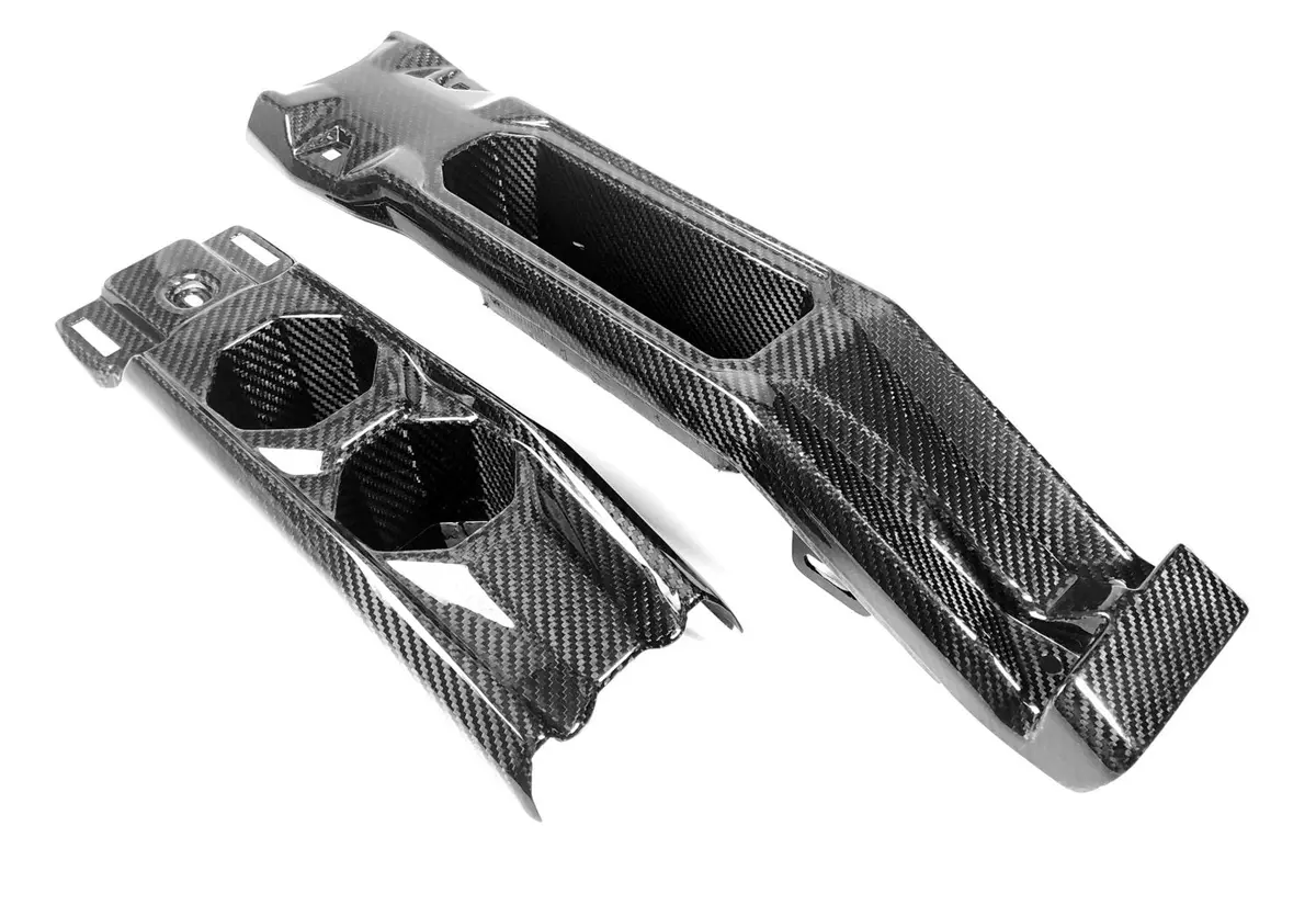 Can Am Maverick X3 Max Carbon Fiber Rear Console - W/ Cup Holders - By Fourwerx 1