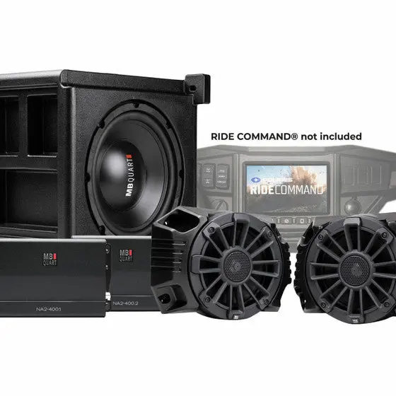 Mb Quart Polaris Ranger Tuned Audio System For Ride Command (Stage 3) 1