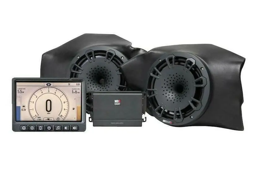 Mb Quart Polaris Rzr Audio System (Stage 2) (Gen 2) (Ride Command) 1