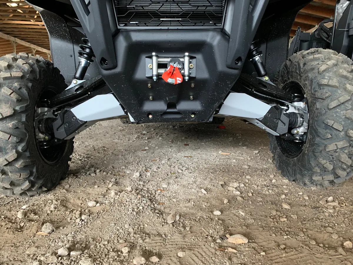 Can-Am Defender Hd5 / Hd7 / Hd8 / Hd9 / Hd10 Curved Alloy Front A Arm Guards 2