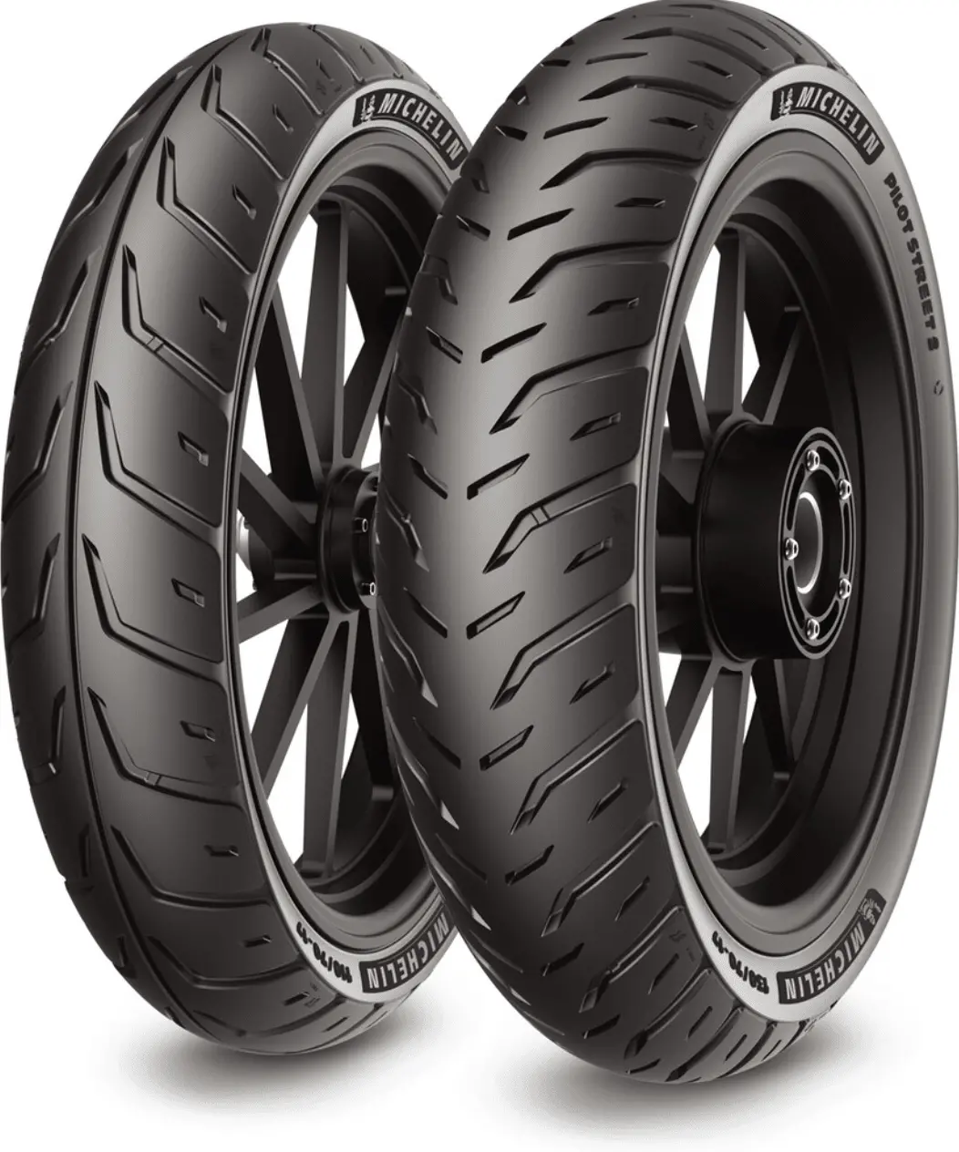 Michelin Tire Pilot Street 2 Front/Rear 80/90-17 50S Reinf Tl 1