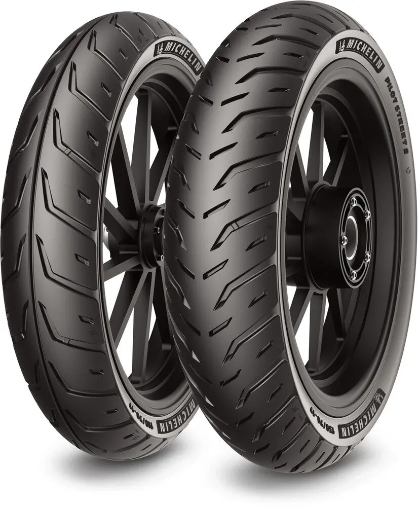 Michelin Tire Pilot Street 2 Front/Rear 90/90-14 52S Reinf Tl 1