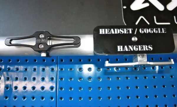Headset / Goggle Hanger – Parallel To Bar - By Axia Alloys 2