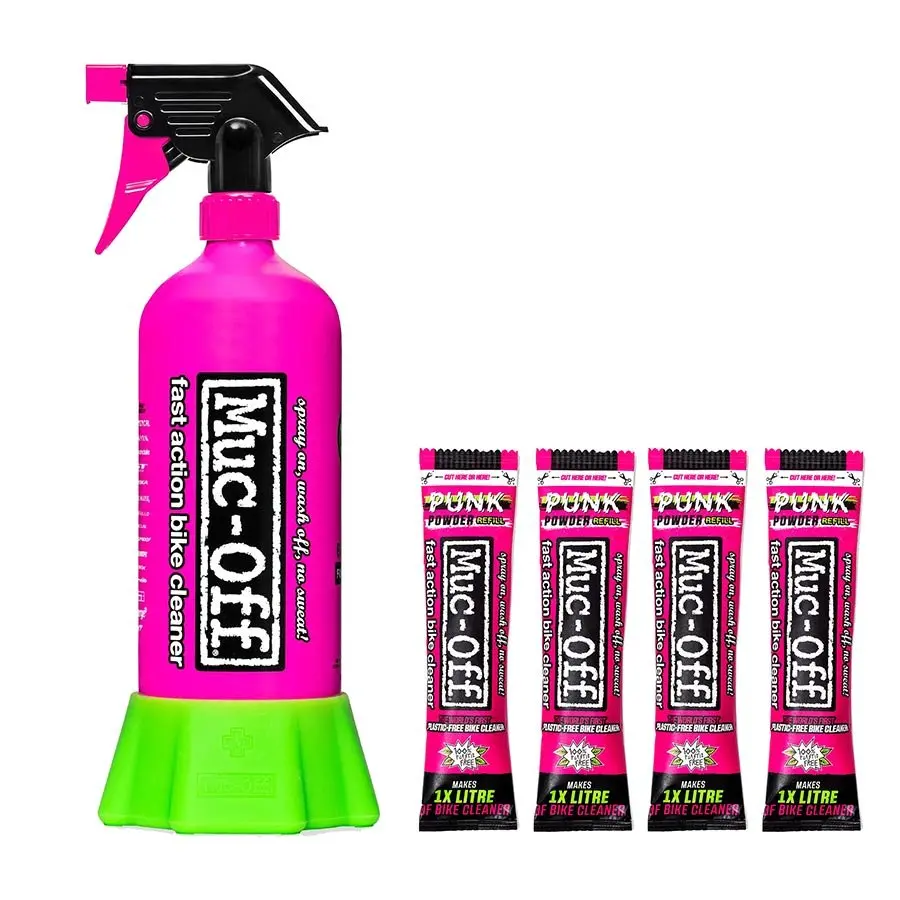 Muc-Off, Punk Powder, 4 X 30G And 1X Aluminum Bottle 1
