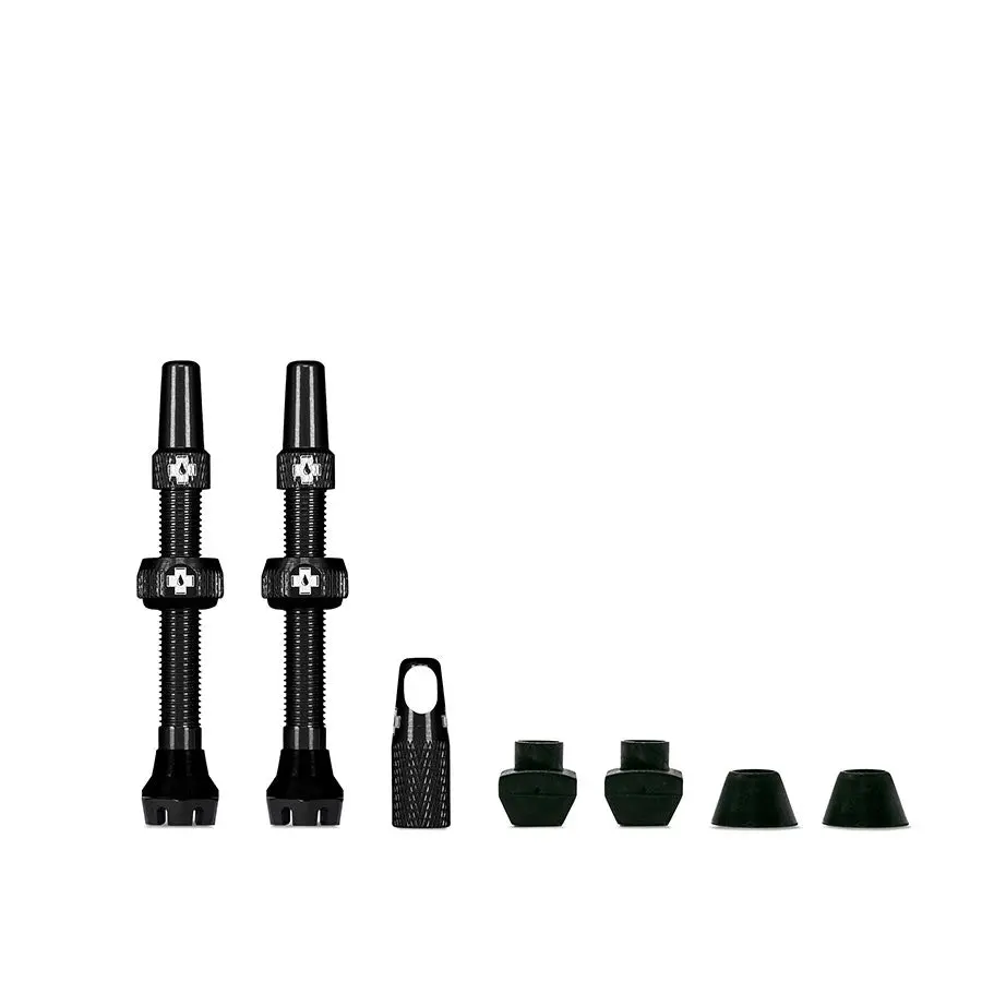 Muc-Off, V2, Tubeless Valve, Presta, 44Mm, Black, Pair 1
