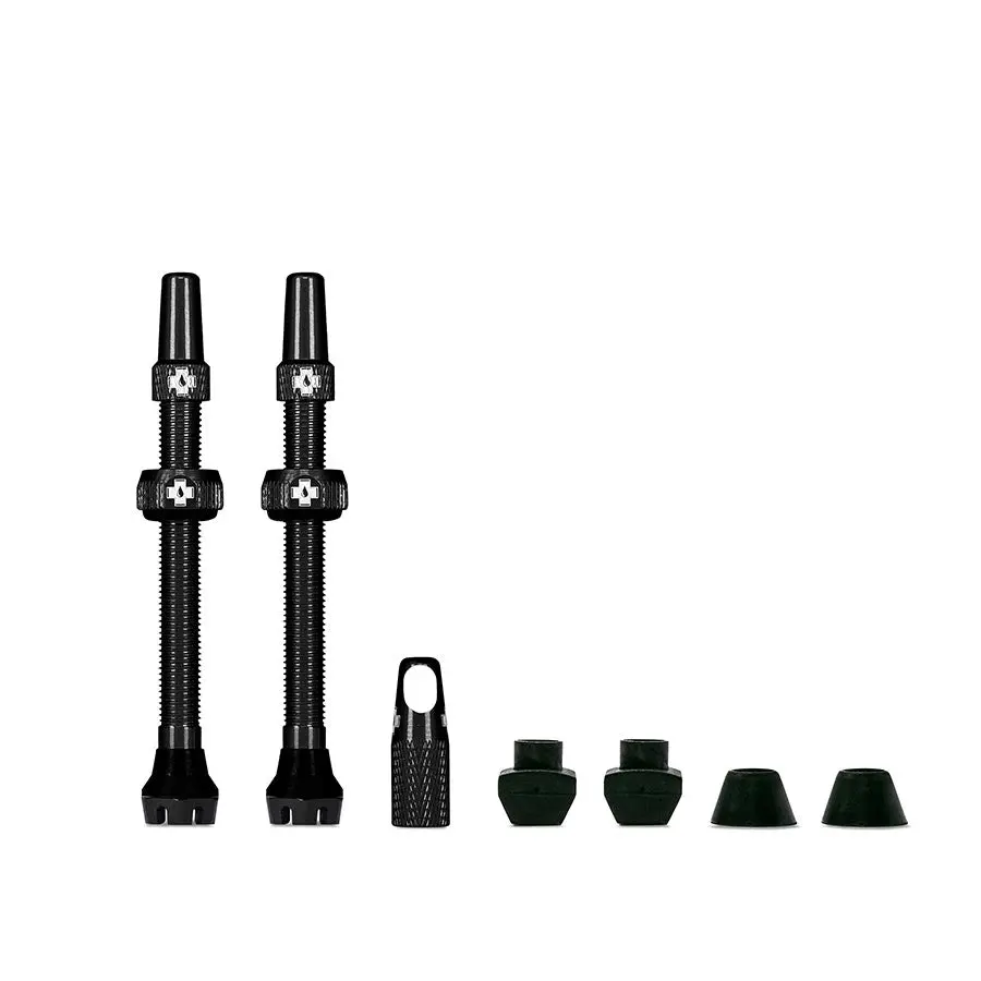 Muc-Off, V2, Tubeless Valve, Presta, 60Mm, Black, Pair 1