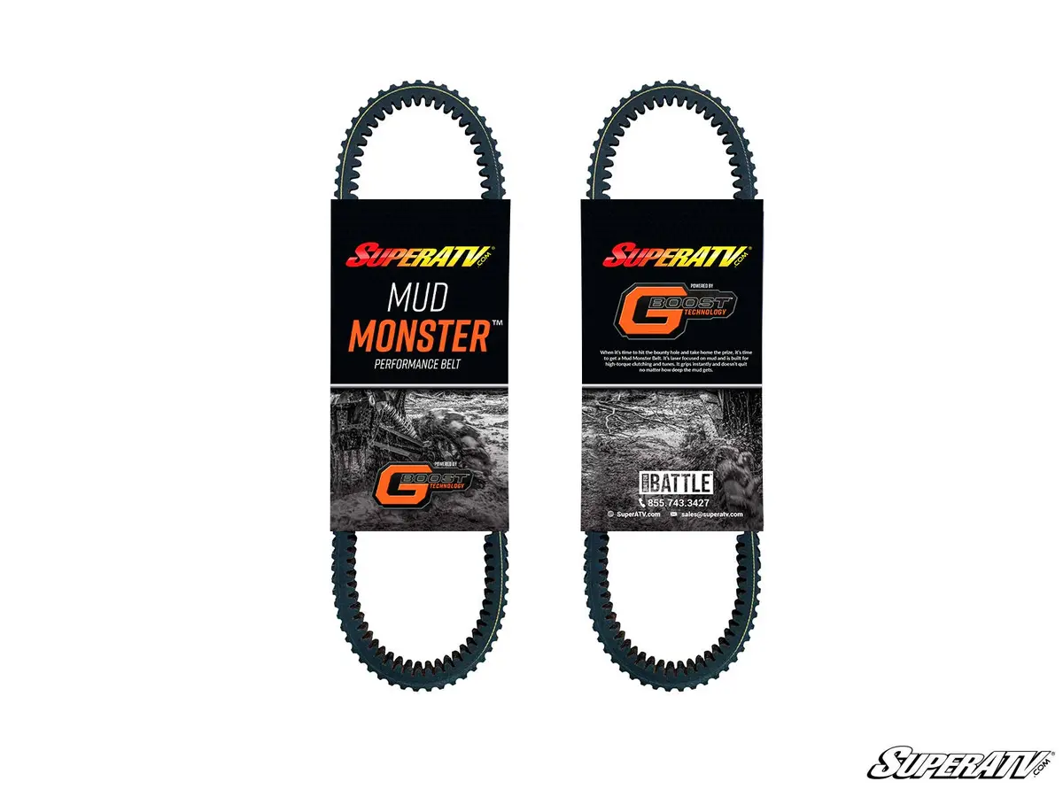 Superatv Can-Am Maverick X3 Heavy-Duty Gboost Drive Belts 3