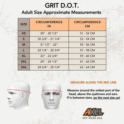 Axel Grit D.O.T. Helmet 7