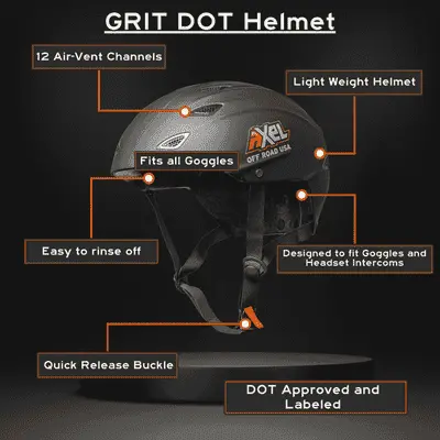 Axel Grit D.O.T. Helmet 5