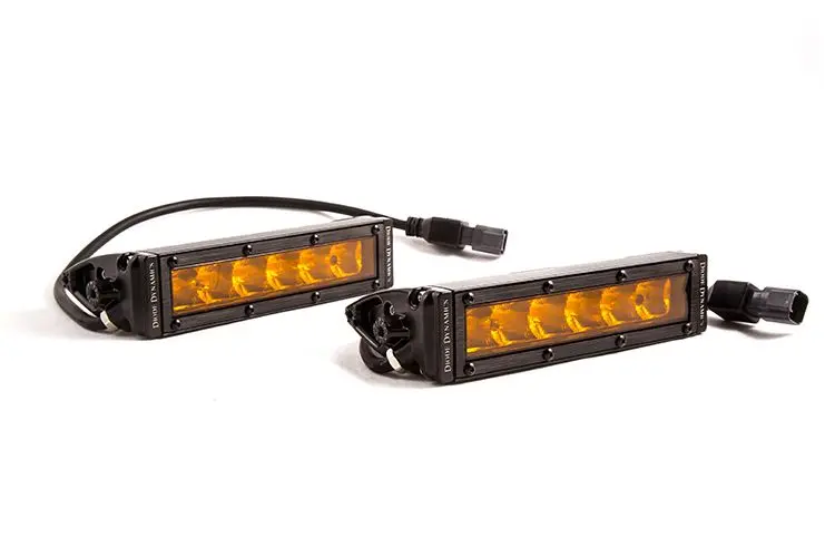 Diode Dynamics Stage Series 6" Sae Amber Light Bar (Pair) 1