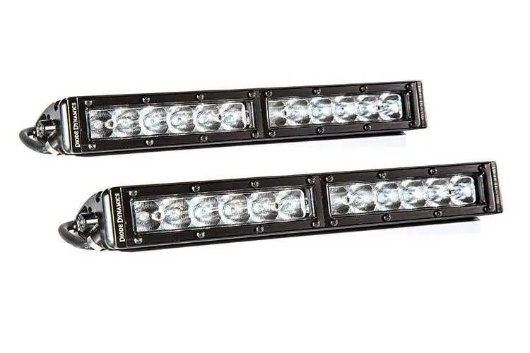 Diode Dynamics Stage Series 12" Sae/Dot White Light Bar (Pair) 1