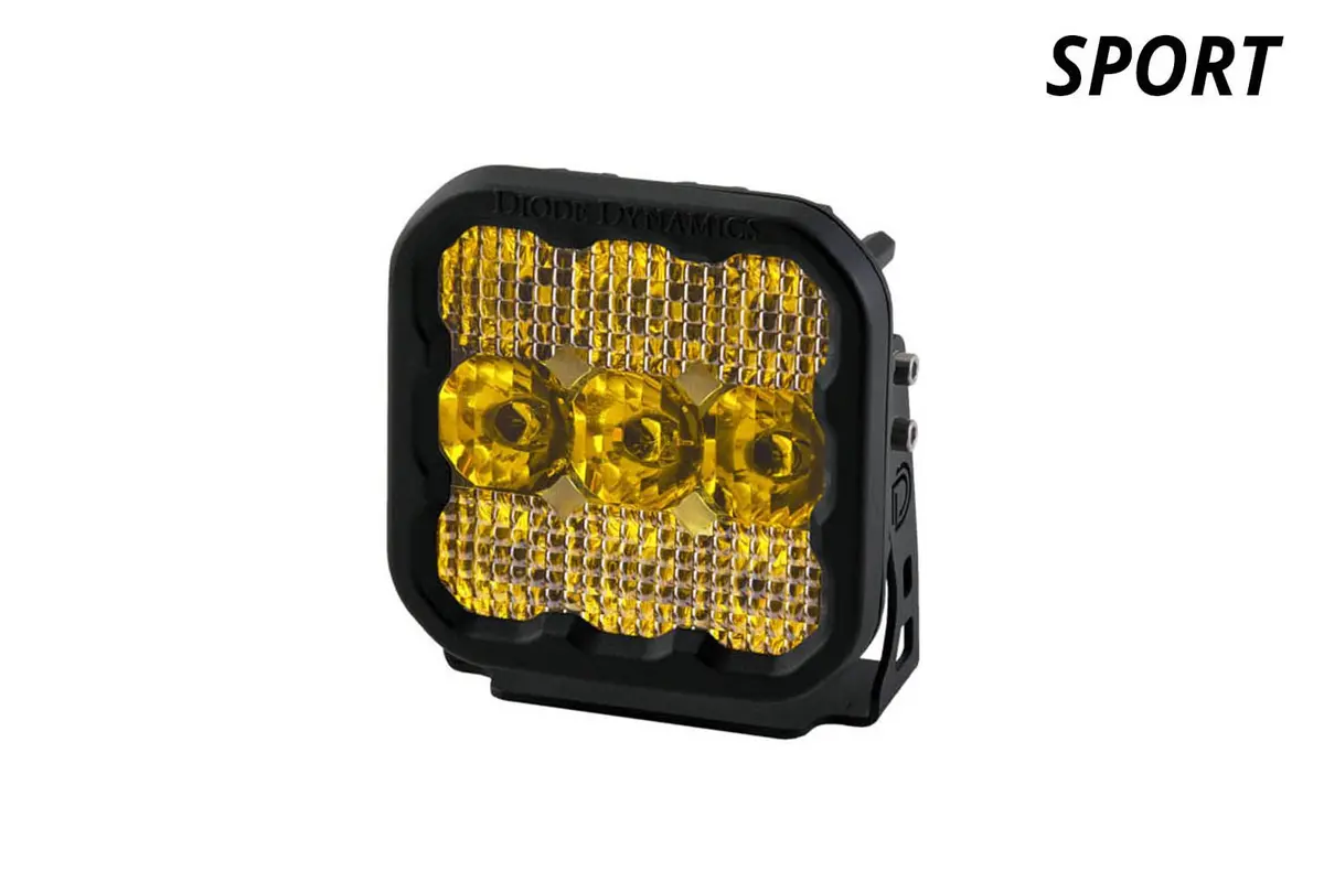 Diode Dynamics Stage Series 5" Yellow Sport Led Pod (One) 1