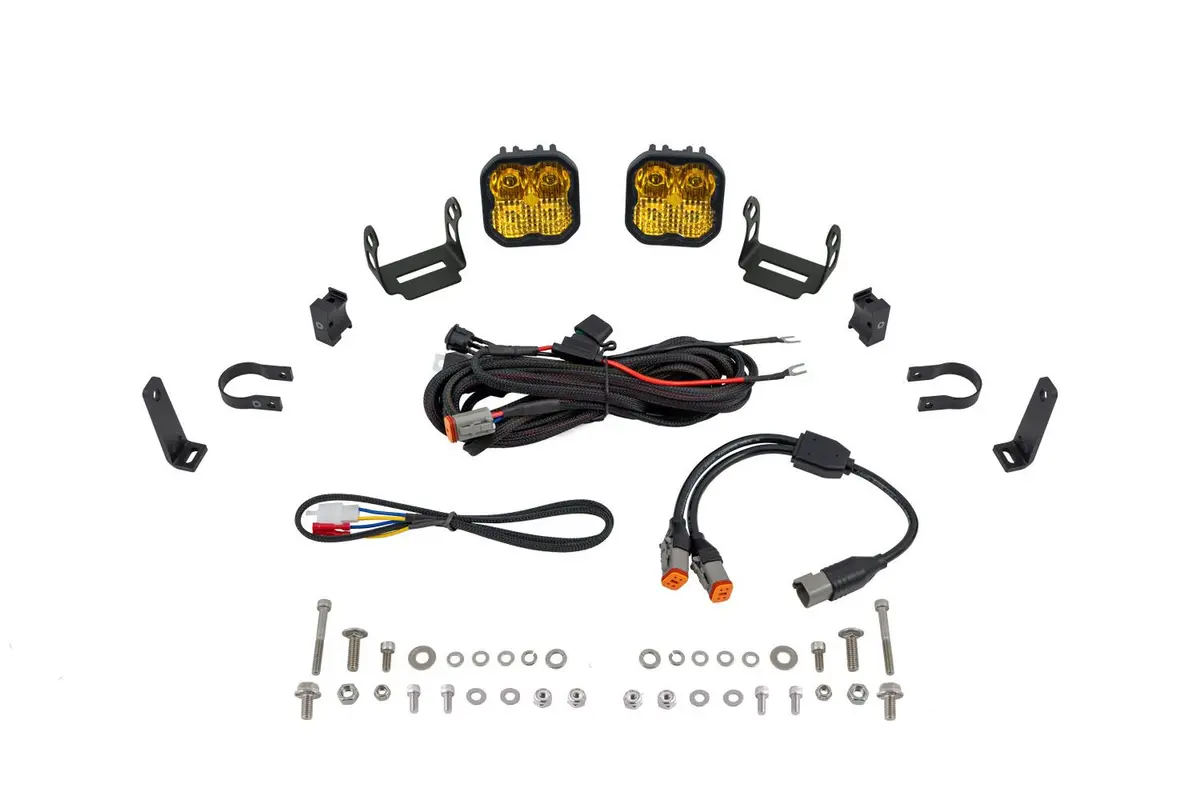 Diode Dynamics Ss3 Bumper Led Pod Light Kit For 2020-2023 Polaris Rzr Pro 1
