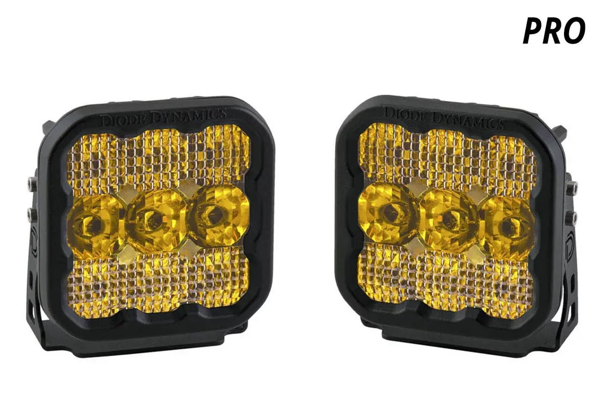 Diode Dynamics Stage Series 5" Yellow Pro Led Pod (Pair) 1