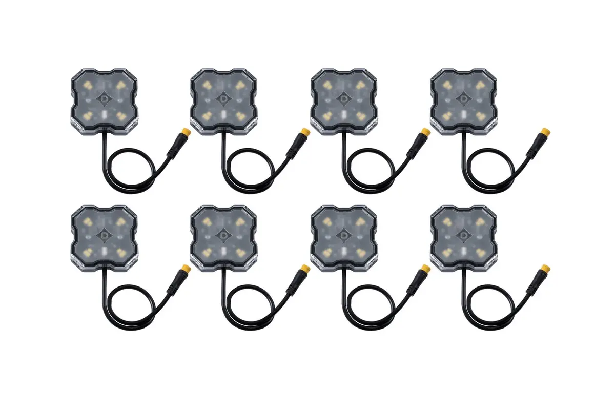 Diode Dynamics Stage Series Universal Rock Light Sxs Installer Kit (8-Pack) 2