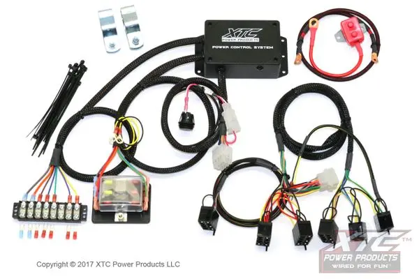 Power Control System With Strobe - Plug & Play Six Circuit Wire Harness With Strobe For Maverick X3 - By Xtc 1