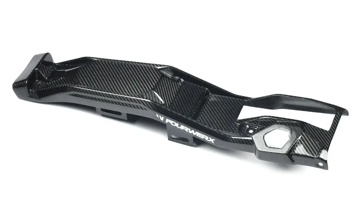 Can Am Maverick X3 Carbon Fiber Center Console - No Cup Holders - By Fourwerx 1