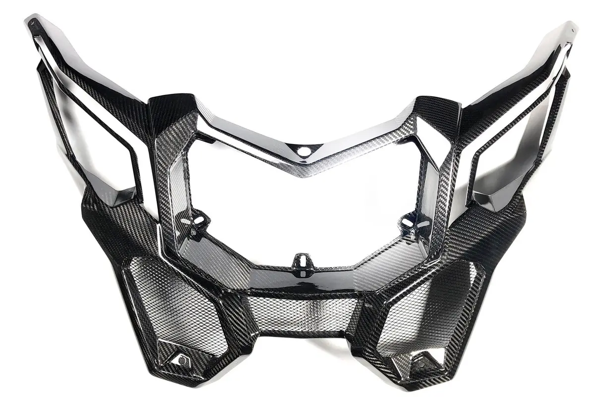 Can Am Maverick X3 | Carbon Fiber Front Fascia - By Fourwerx 1