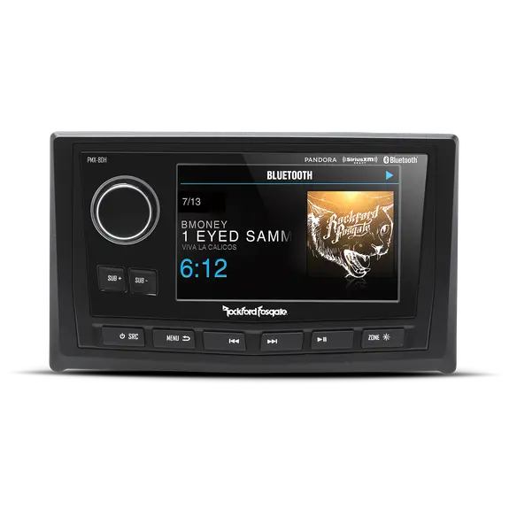 Rockford Fosgate Punch Marine Full Function Wired 5" Tft Display Head 1