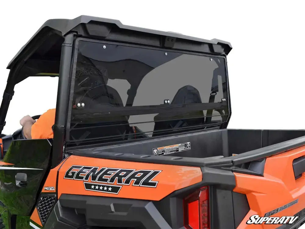 Superatv Polaris General Xp 1000 Rear Windshield 2