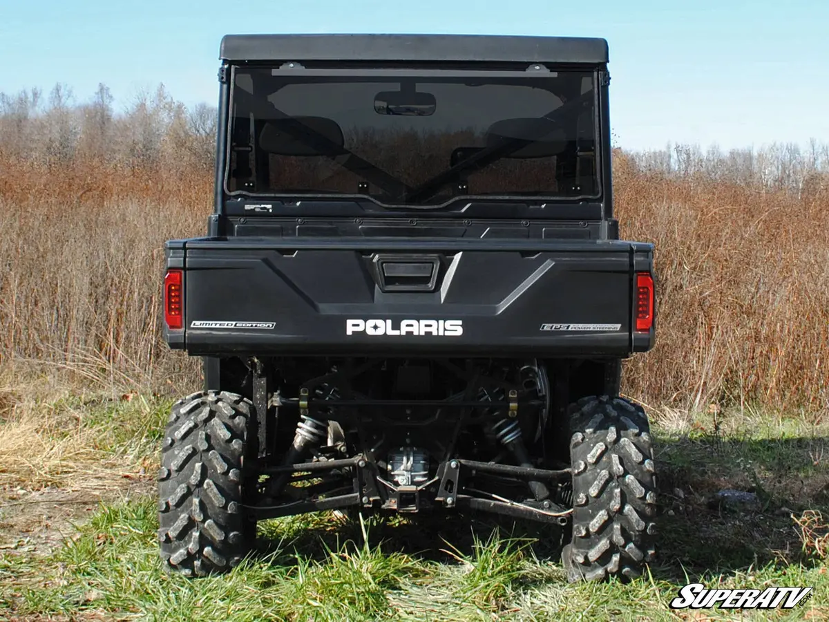 Superatv Polaris Ranger Xp 1000 Scratch-Resistant Rear Windshield 1