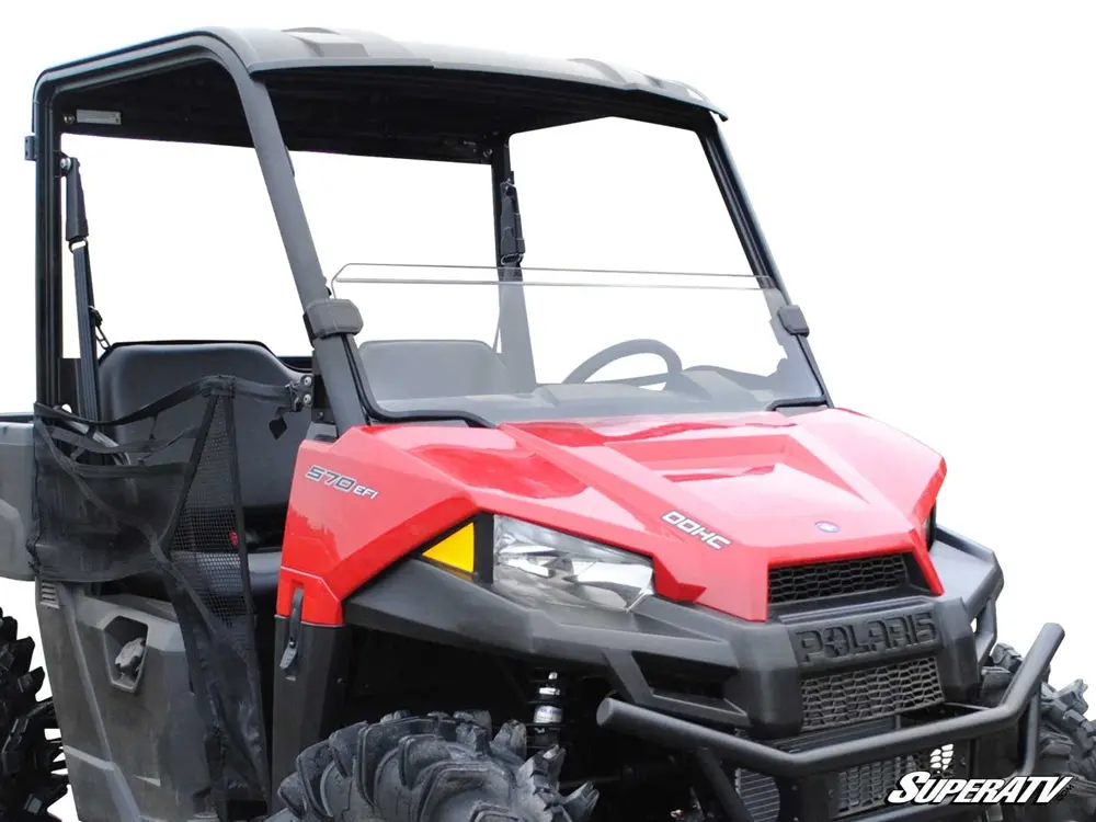 Polaris Ranger Midsize Half Windshield (2015+) By Superatv 1