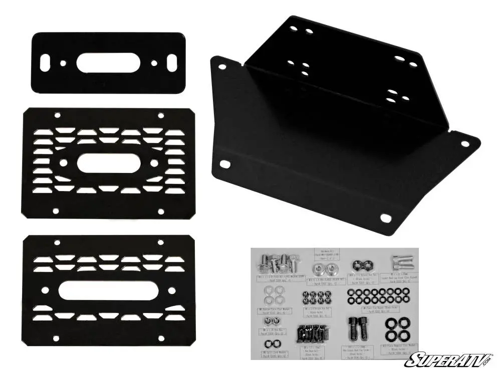 Polaris Ranger 1000 Winch Mounting Plate 1