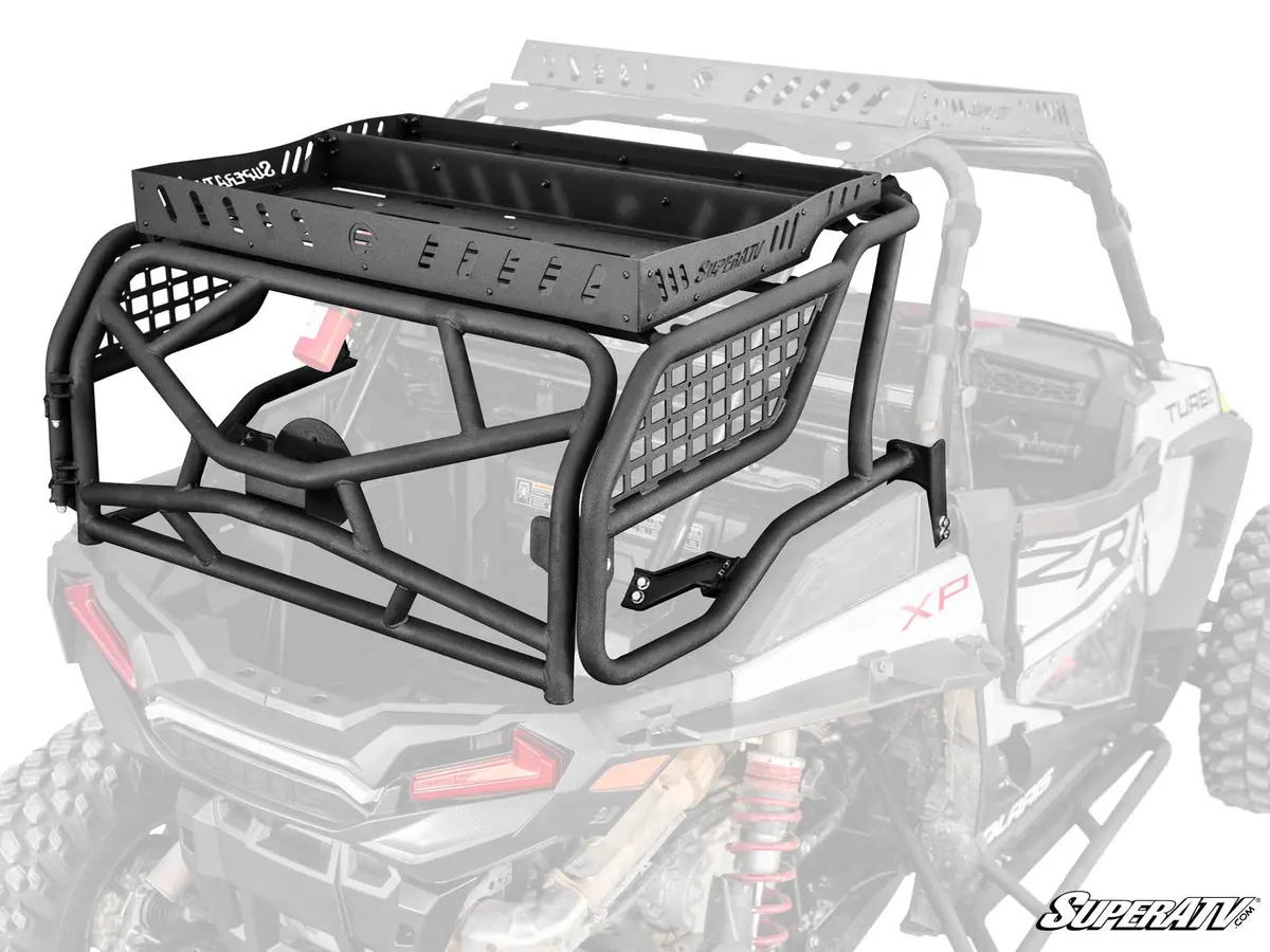 Super Atv Polaris Rzr Xp Turbo Outfitter Sport Bed Rack 1