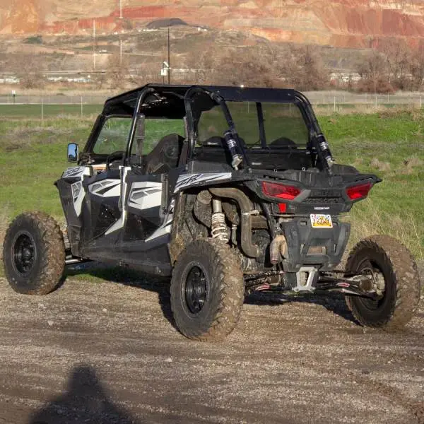 Motoroof Rear Window Split Back – Polaris Rzr – 2/4 Door – Black 2