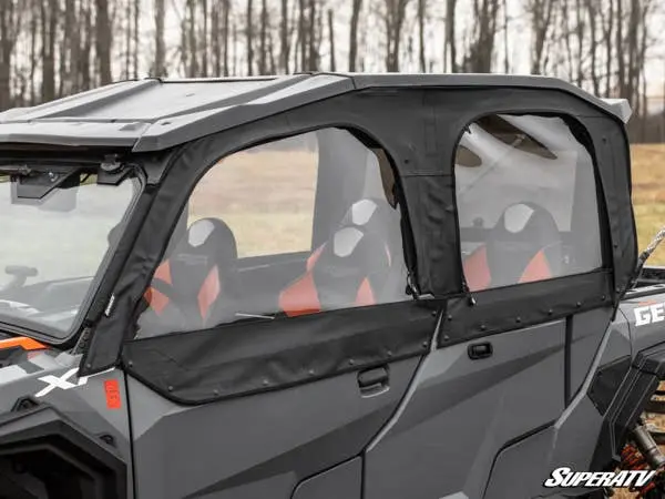 Super Atv Polaris General 1000 Primal Soft Cab Enclosure Upper Doors 2