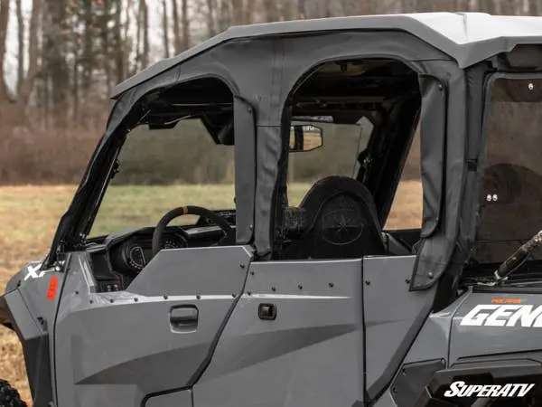 Super Atv Polaris General 1000 Primal Soft Cab Enclosure Upper Doors 2