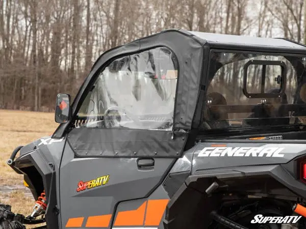 Super Atv Polaris General 1000 Primal Soft Cab Enclosure Upper Doors 1