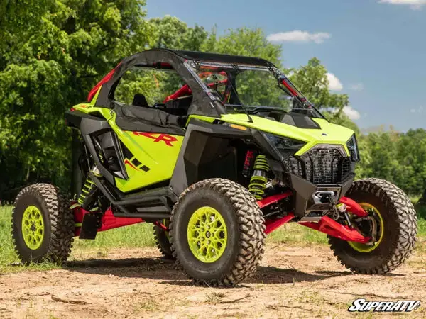 Superatv Polaris Rzr Turbo R Winch Mounting Plate 2