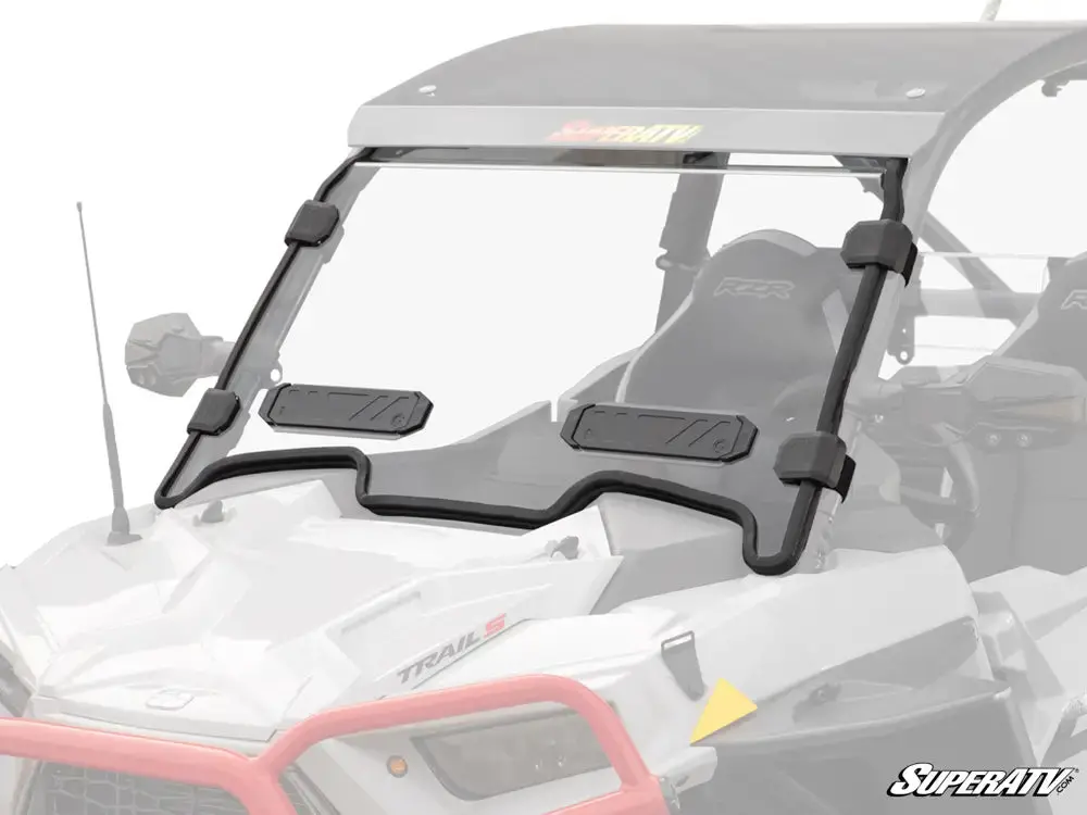 Superatv Polaris Rzr Trail S 900 Vented Full Windshield 1