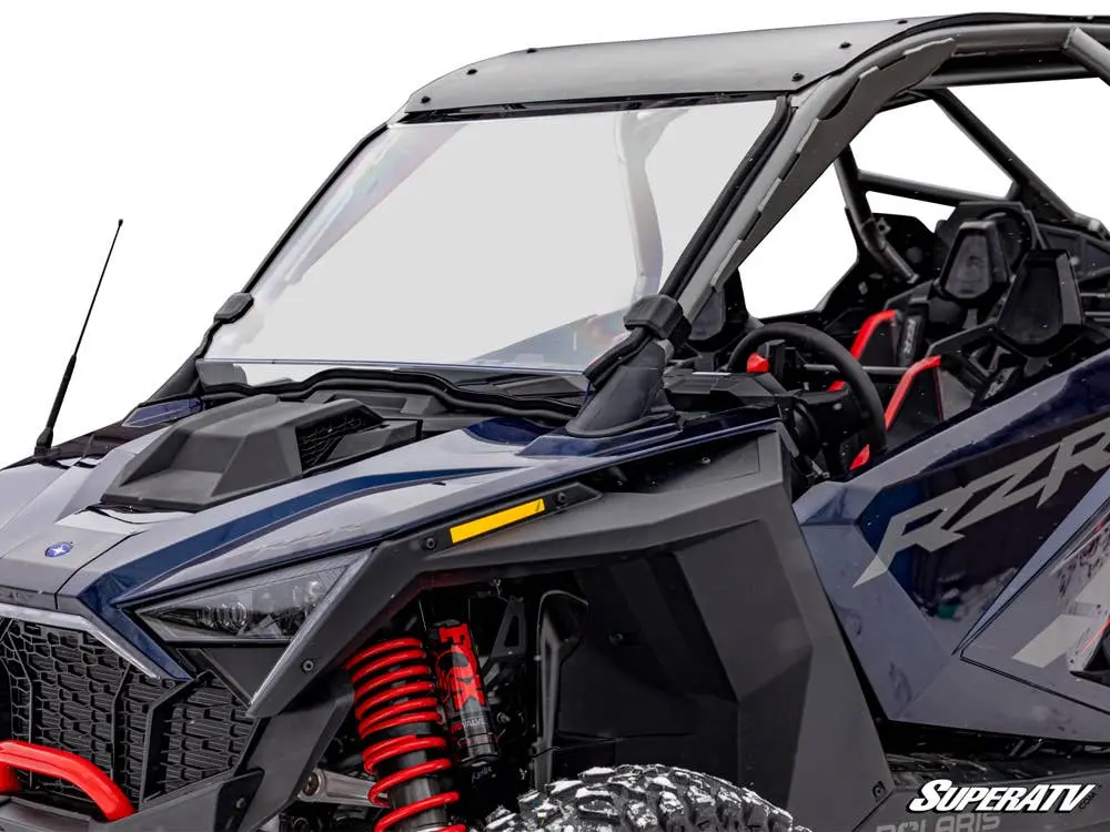 Super Atv Polaris Rzr Turbo R Scratch-Resistant Full Windshield 1