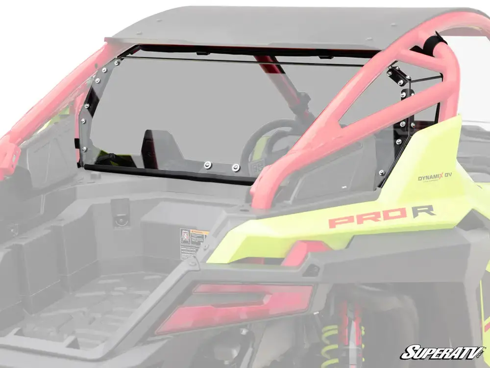 Superatv Polaris Rzr Pro R Rear Windshield 2