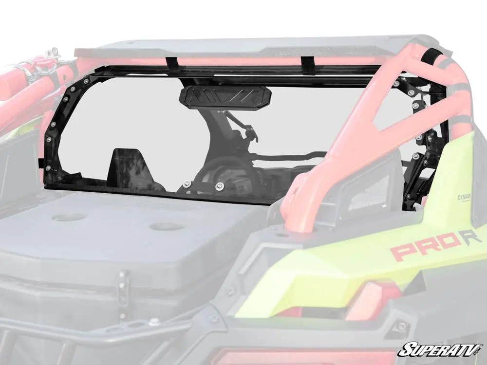 Super Atv Polaris Rzr Pro R Rear Vented Windshield 1