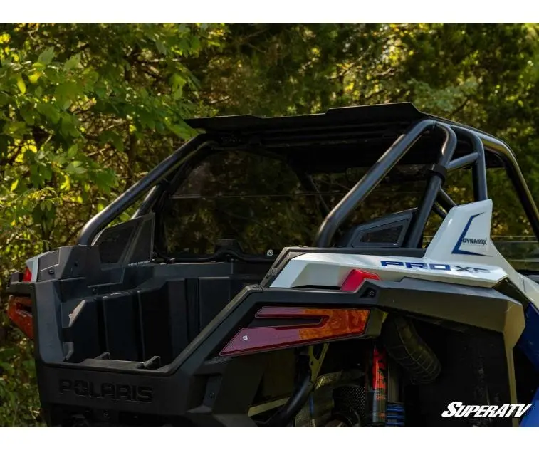 Polaris Rzr Pro Xp Rear Windshield By Superatv 2