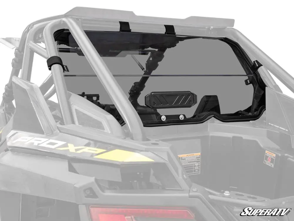 Superatv Polaris Rzr Pro Xp Rear Vented Windshield 1