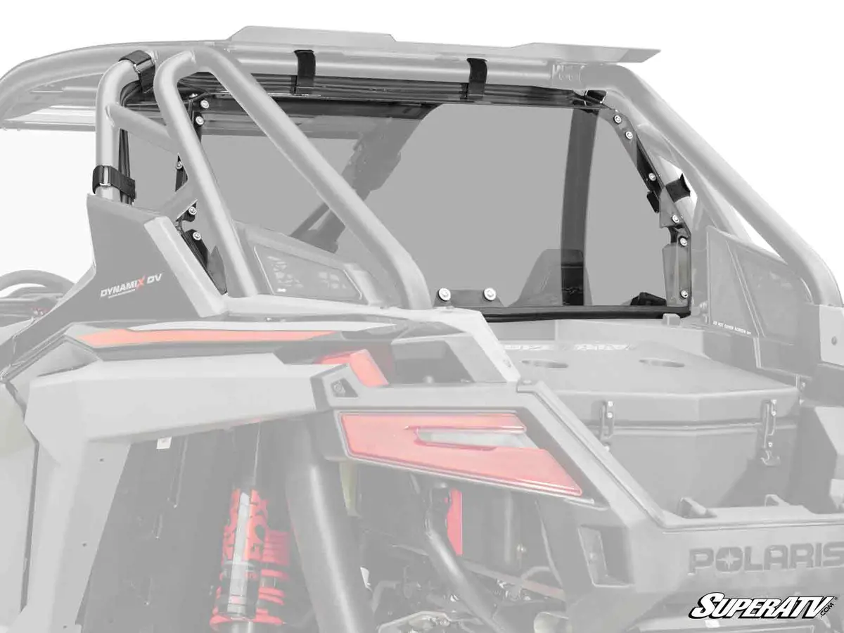 Polaris Rzr Turbo R Rear Windshield By Superatv 1