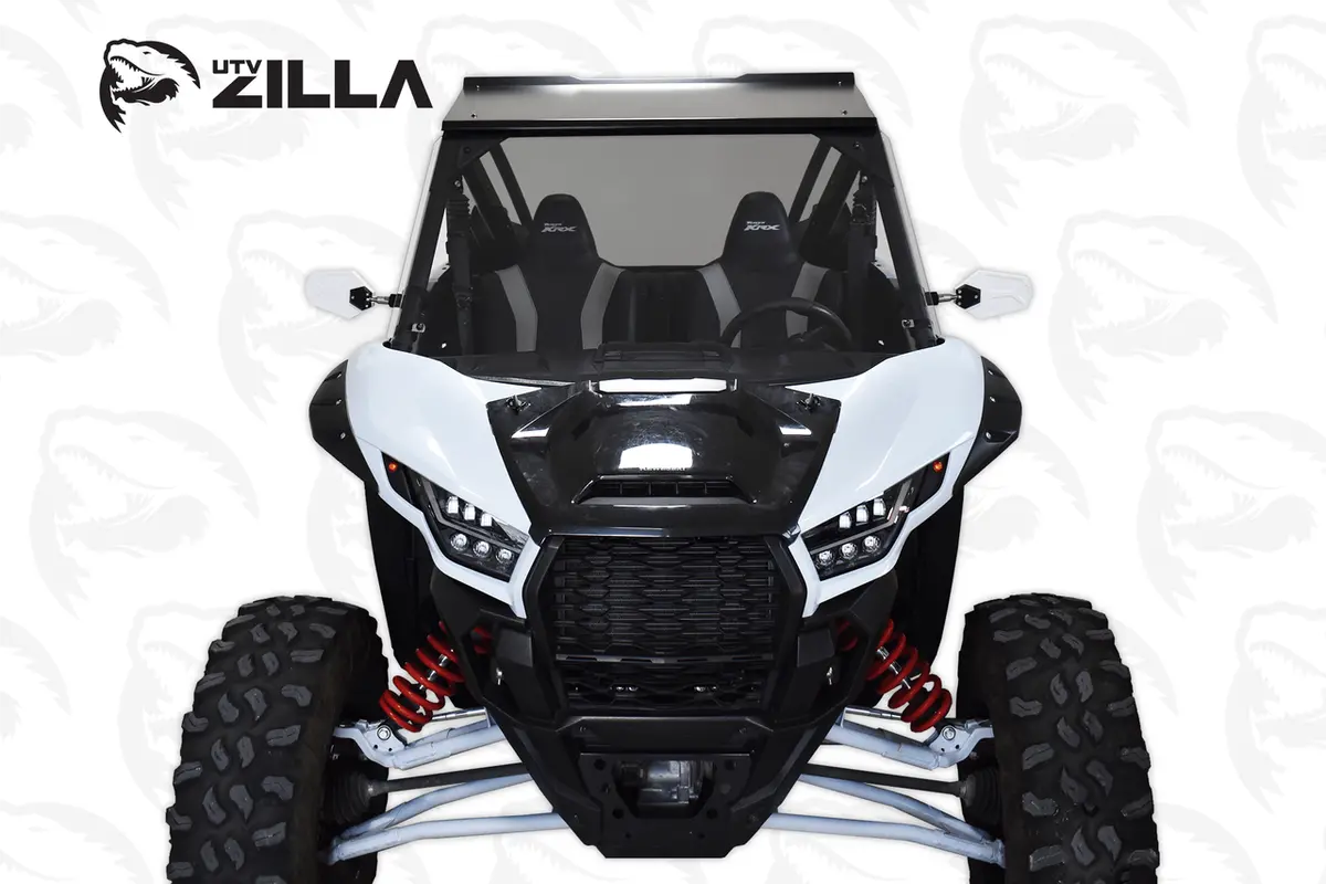 Krx Full Clear Hardcoated Polycarbonate Windshield By Utv Zilla 1
