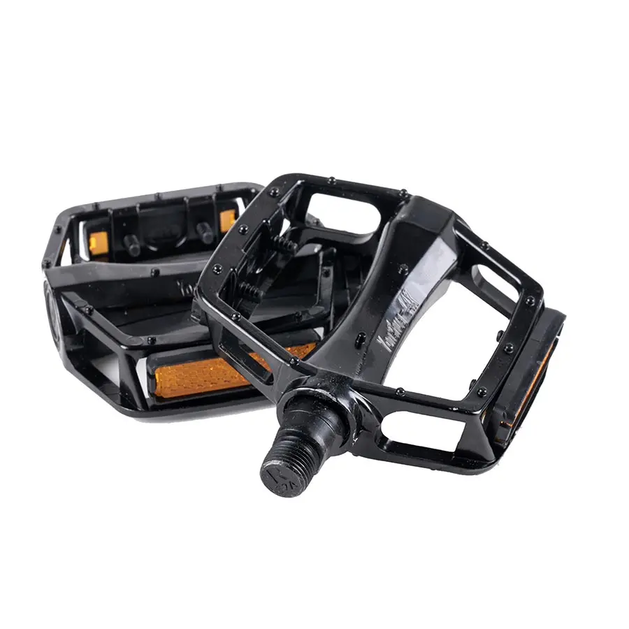 Pwr, Dually Pedals, Body: Alloy, Spindle: Steel, 9/16'', Black 1