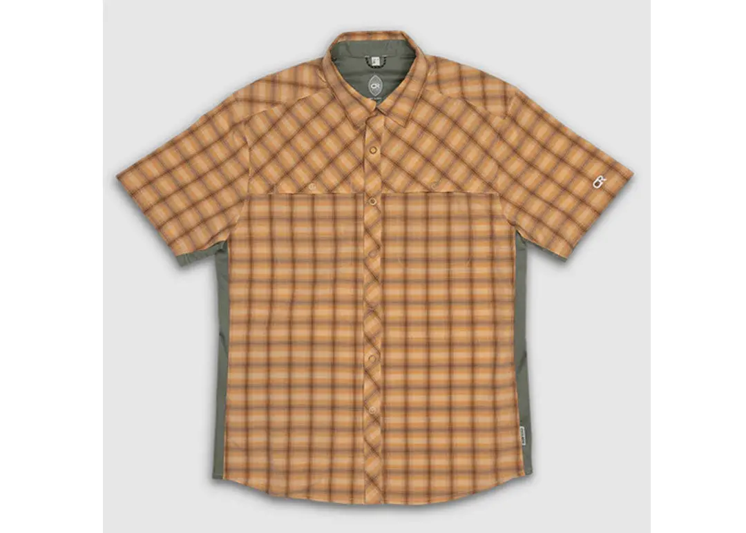 Quest Men's Ultra-Comfort Plaid Shirt with Super Stretch Fabric