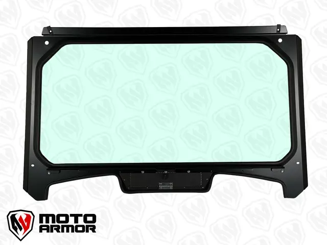 Moto Armor Glass Windshield With Vent For Polaris Rzr Trail S 1