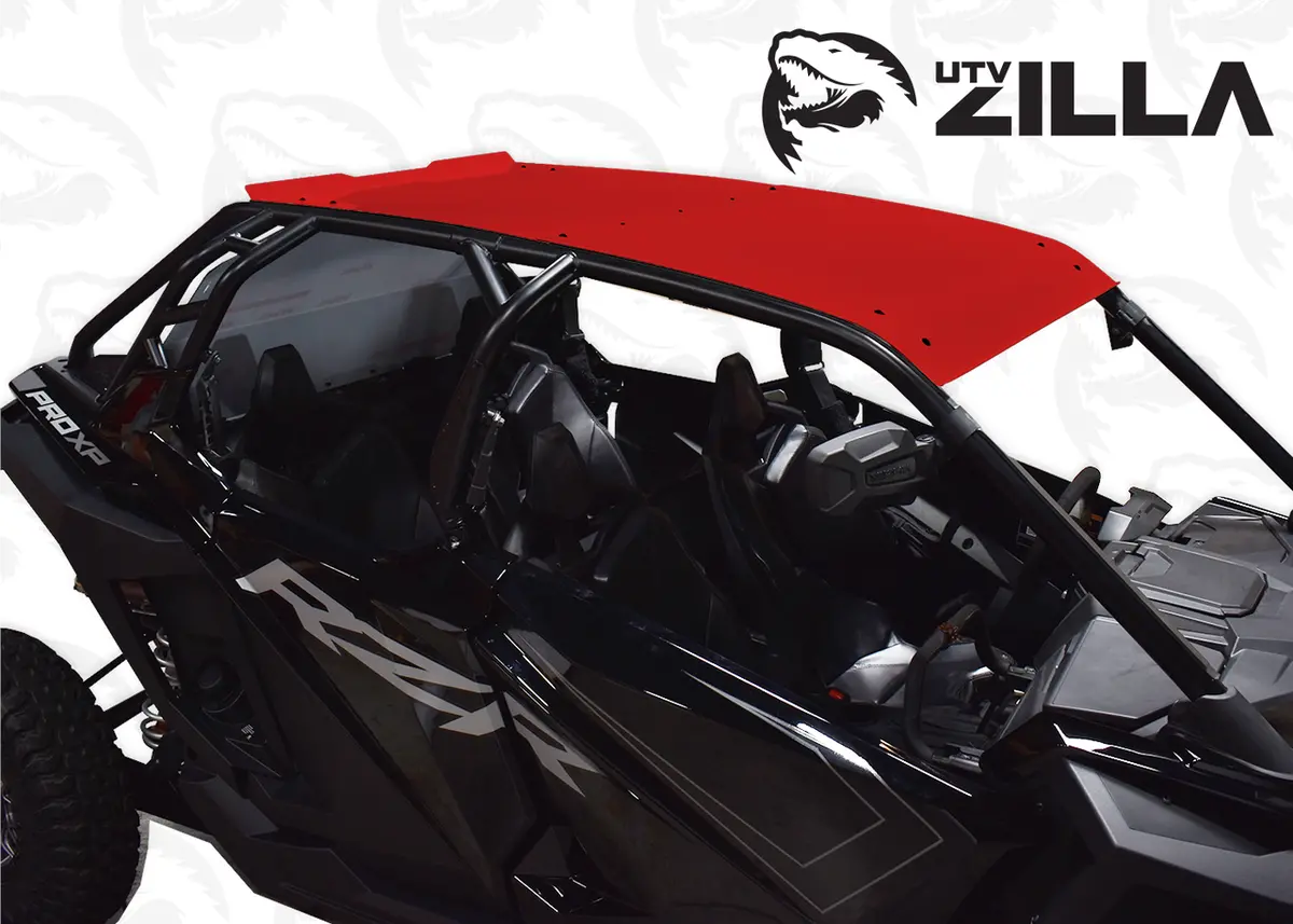 Utvzilla Red Aluminum Roof For Rzr Pro 4 1