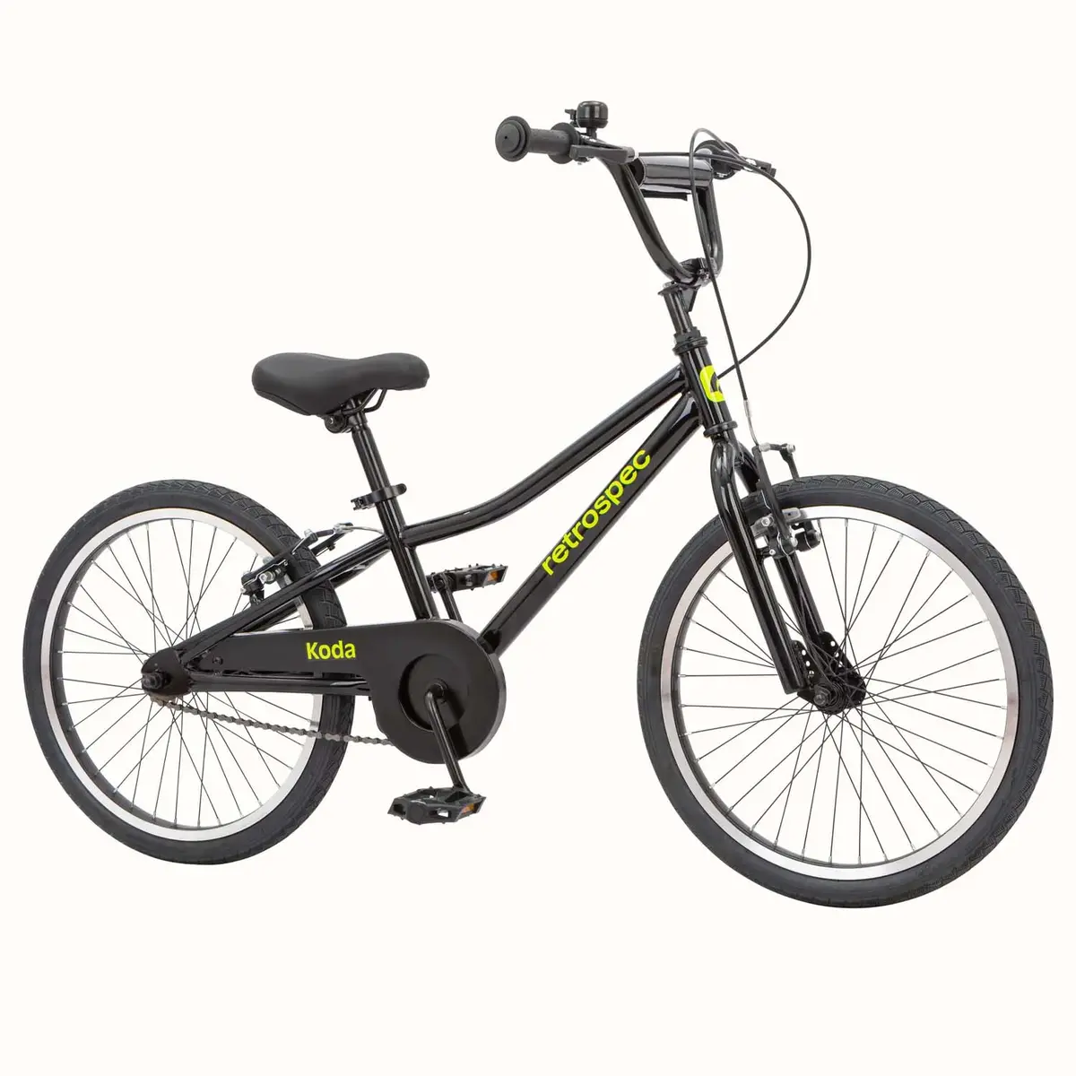 Retrospec Koda 3, 20" Kids Bike, 2026 Black Neon 1