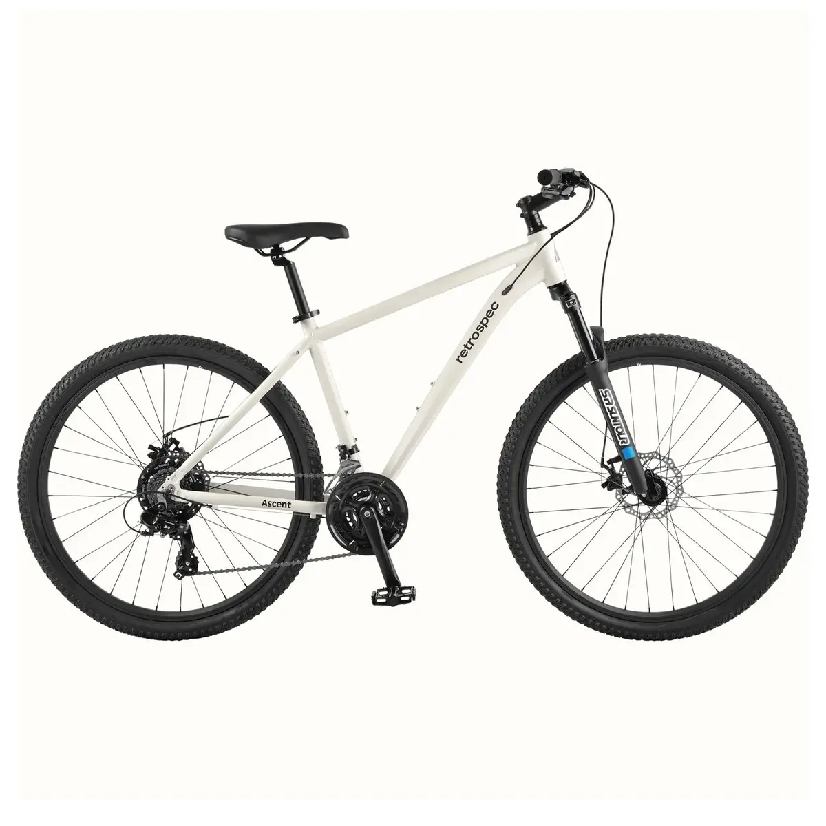 Retrospec Ascent 27.5" Mountain Bike - 21 Speed, Matte Silt 1