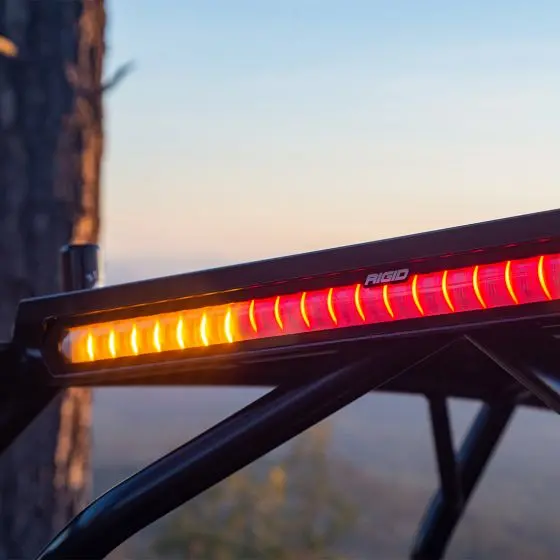 Rigid Chase Rear Facing 27 Mode 5 Color Led Light Car 28 Inch, Tube Mount 1