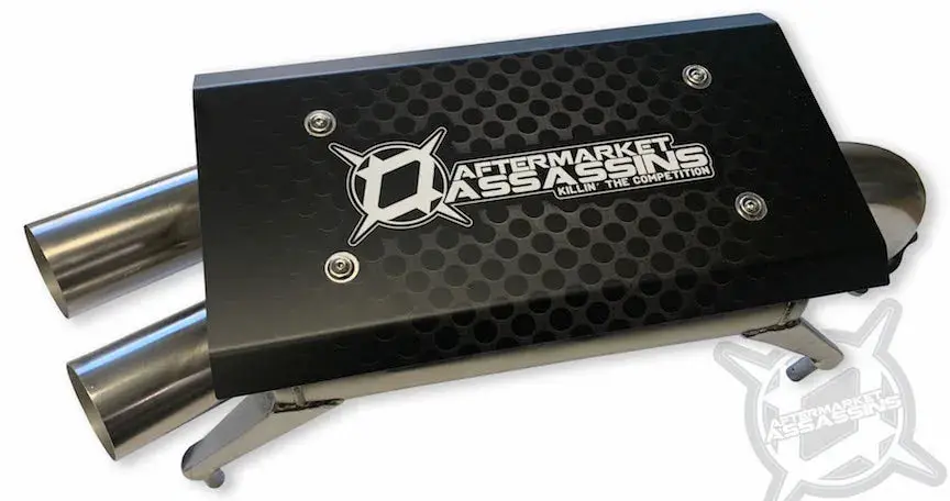 Aftermarket Assassins - Stainless Slip-On Exhaust For 2020-Up Rzr Pro Xp/Turbo R **1-3 Day Lead Time** 1